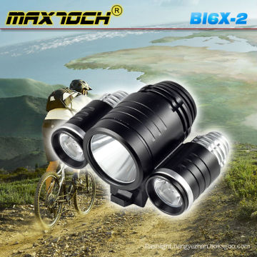 Maxtoch BI6X-2 3*XML T6 Aluminum CREE LED Rechargeable Front Bike Light